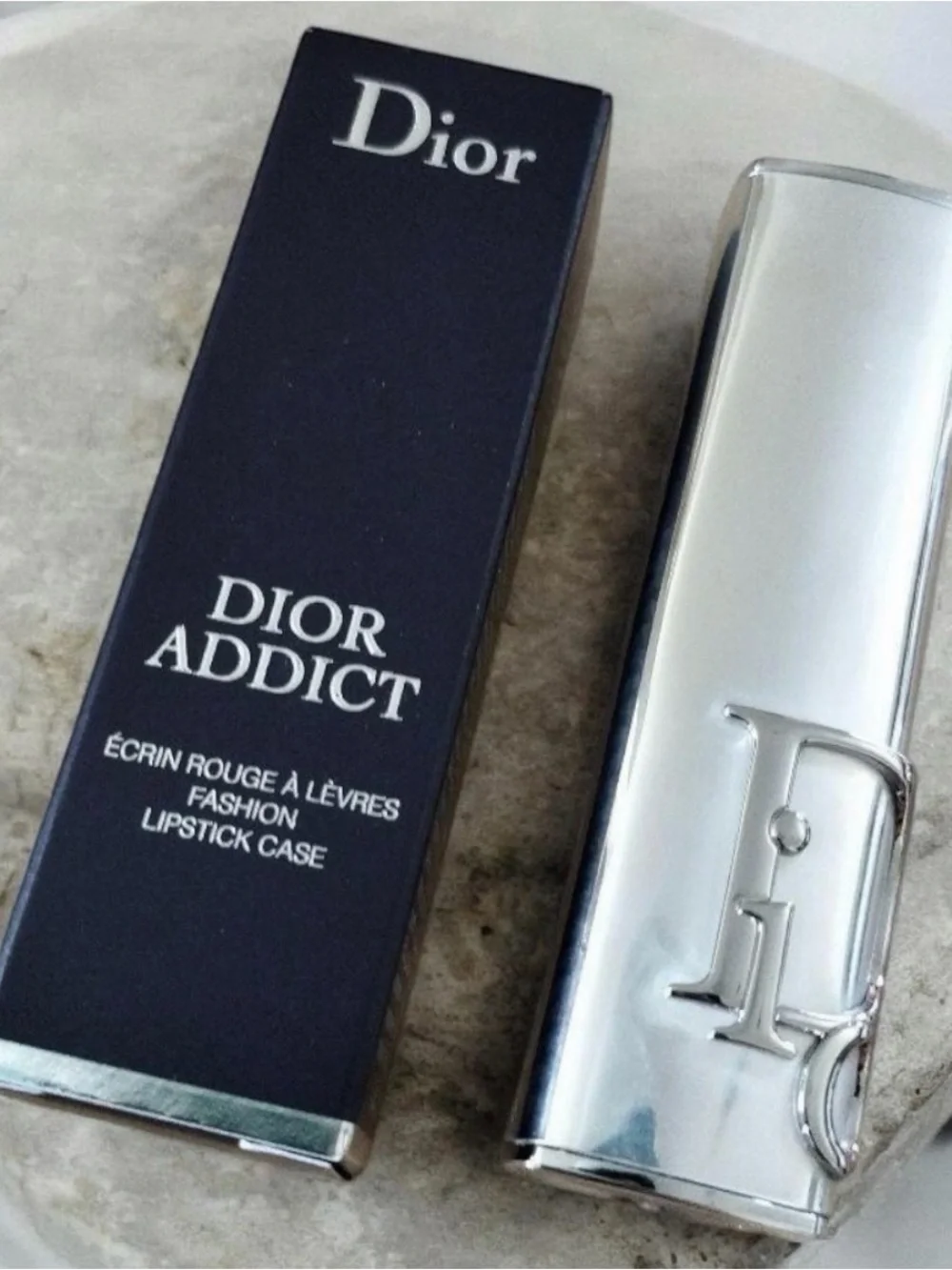 DIOR Addict Refillable Lipstick - Couture Case Lmt Ed  in Metallic Silver NIB